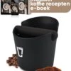 Leonomics Uitklopbak Voor Koffie En Espresso – Knockbox Van Ecologisch En Duurzaam Materiaal – Afklopbak Met Antislip Ring