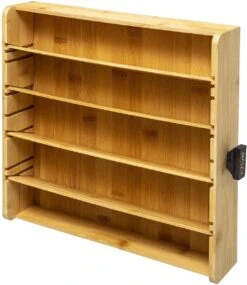 Capsule Houder Van Metaal Zwart En Bamboe Naturel | Geschikt Voor Koffie Cups Van Nespresso, Vertuo, Dolce Gusto -Aanbiedingen Frothwerk Winkel 1039x1200