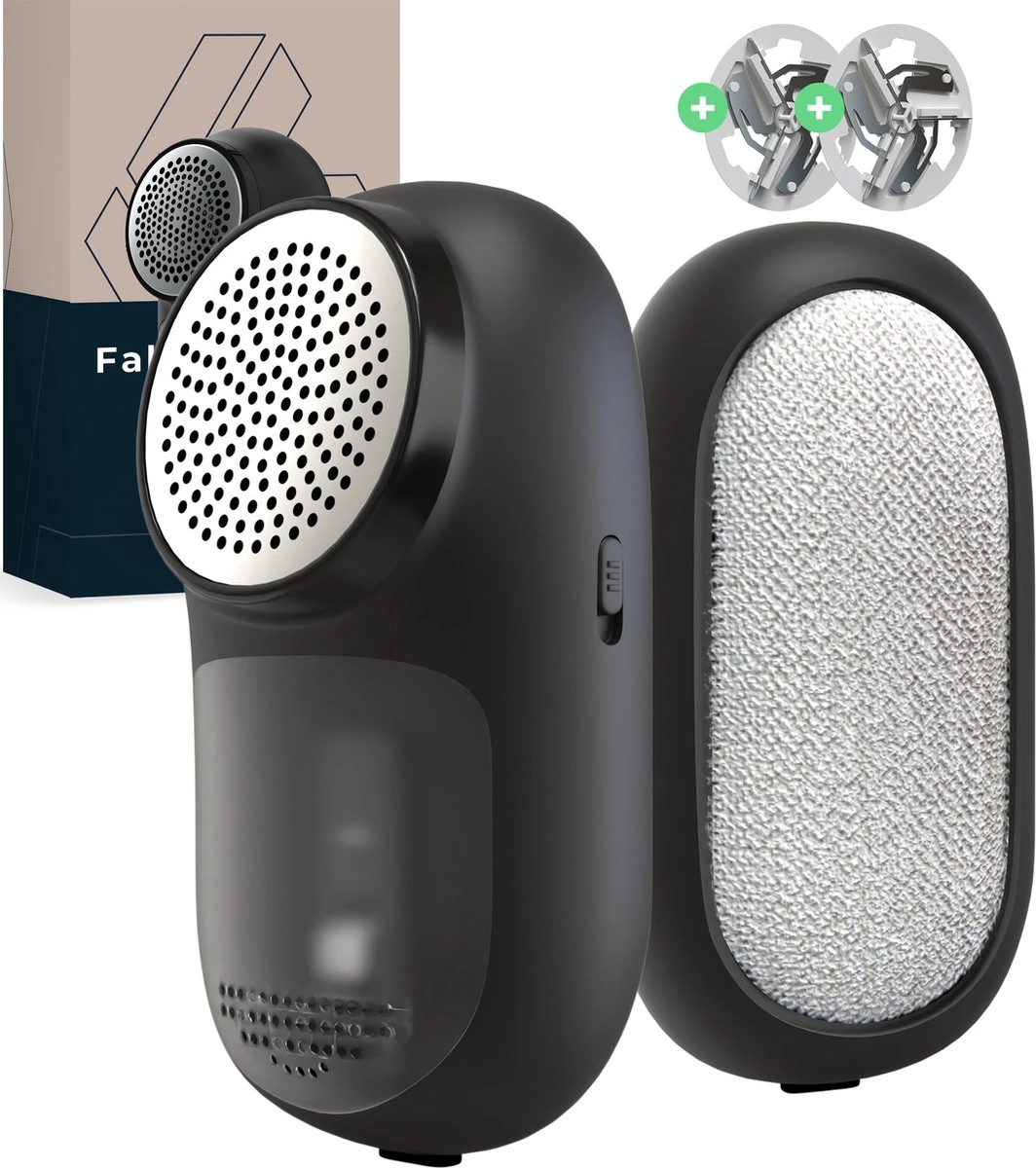 Attic Lux 2-in-1 Pluizenverwijderaar – Kledingborstel – Ontpluizer – Ontpiller – Draadloos – Elektrisch – Kleding/Meubels/Beddengoed - Zwart 1 Attic Lux 2-in-1 Pluizenverwijderaar – Kledingborstel – Ontpluizer – Ontpiller – Draadloos – Elektrisch – Kleding/Meubels/Beddengoed - Zwart