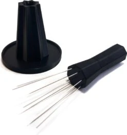 Azhora WDT Tool Met 9 Naalden - Weiss Distribution Technique - Espresso Distributie Tool - Koffie Verdeler