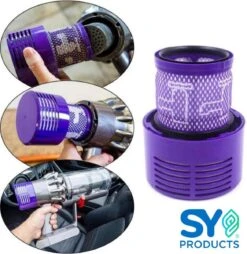 HEPA Filter Voor Dyson Stofzuiger - Geschikt Voor Dyson Steelstofzuiger V10 Series - Wasbaar