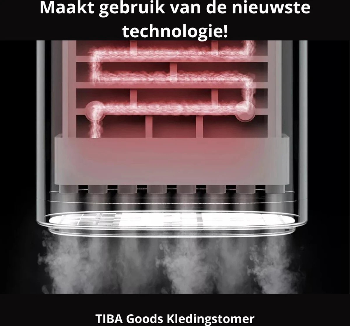 TibaGoods Luxe Kledingstomer - Handstomer - Ontkreuker - Stoomreiniger - Warmt Snel Op - Inclusief 2 Opzetborstels - 1600w - 250ml 10 TibaGoods Luxe Kledingstomer - Handstomer - Ontkreuker - Stoomreiniger - Warmt Snel Op - Inclusief 2 Opzetborstels - 1600w - 250ml - Afbeelding 10