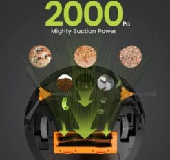 Merkloos E20 Robot Stofzuiger - Zwart/ Automatisch Opladen/ Alexa, Google Ondersteund/ 3 Standen/ Zelfsturend (Smart) -Aanbiedingen Frothwerk Winkel 1200x1125 8