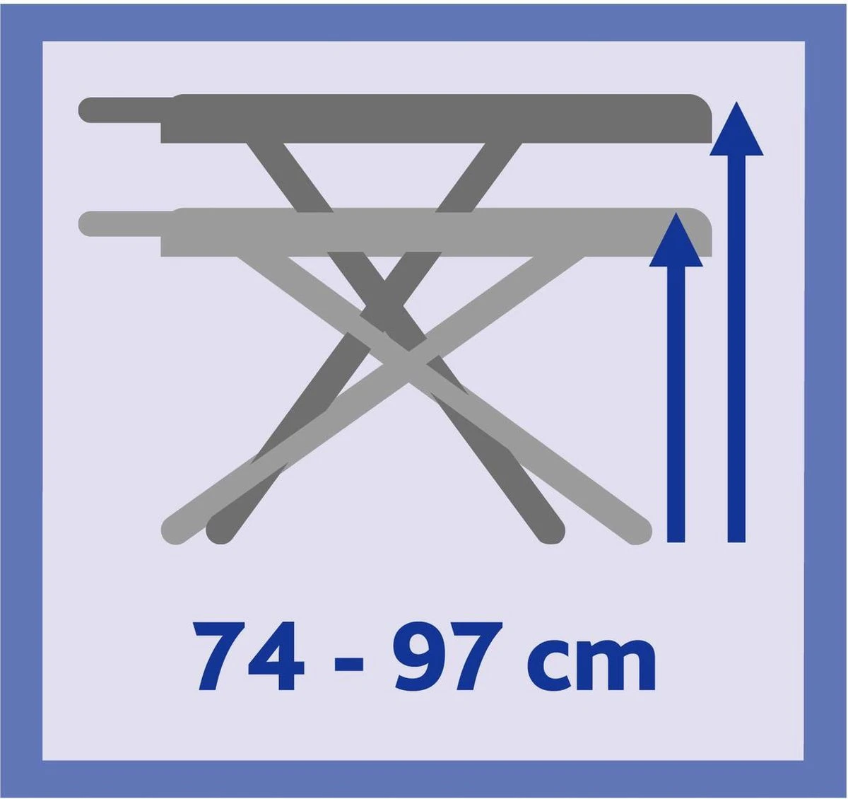 Vileda Total Reflect+ Strijkplank - 130 X 44 Cm 6 Vileda Total Reflect+ Strijkplank - 130 X 44 Cm - Afbeelding 6
