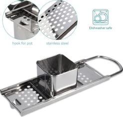 Navaris Spätzlerasp - Spätzle Maker Van Roestvrij Staal - Rasp Om Spaetzle Mee Te Maken - Met Comfortabele Handgreep - Vaatwasserbestendig 11 Navaris Spätzlerasp - Spätzle Maker Van Roestvrij Staal - Rasp Om Spaetzle Mee Te Maken - Met Comfortabele Handgreep - Vaatwasserbestendig -Aanbiedingen Frothwerk Winkel 1200x1142 2