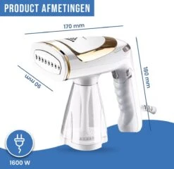 TibaGoods Luxe Kledingstomer - Handstomer - Ontkreuker - Stoomreiniger - Warmt Snel Op - Inclusief 2 Opzetborstels - 1600w - 250ml 19 TibaGoods Luxe Kledingstomer - Handstomer - Ontkreuker - Stoomreiniger - Warmt Snel Op - Inclusief 2 Opzetborstels - 1600w - 250ml -Aanbiedingen Frothwerk Winkel 1200x1166 10
