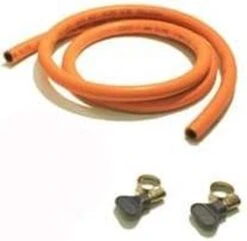 3 Meter Propaangasslang Met 2 Vleugelmoer Slangklemmen