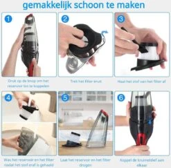 Yourloot Kruimelzuiger - Snoerloos - Nat & Droog - Rood/Zwart - Inclusief 3 Opzetstukken 11 Yourloot Kruimelzuiger - Snoerloos - Nat & Droog - Rood/Zwart - Inclusief 3 Opzetstukken -Aanbiedingen Frothwerk Winkel 1200x1180 6