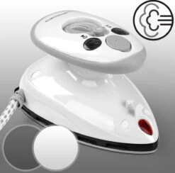 Trend24 - Strijkijzer - Stoomstrijkijzer - Reisstrijkijzer - Mini Strijkijzer - 420 W - Wit -Aanbiedingen Frothwerk Winkel 1200x1187 7