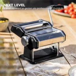 Kitchenz Pastamachine RVS Zwart - Pastamaker- Pasta - Pastamachines - Inclusief Recepten E-Book -Aanbiedingen Frothwerk Winkel 1200x1198 10
