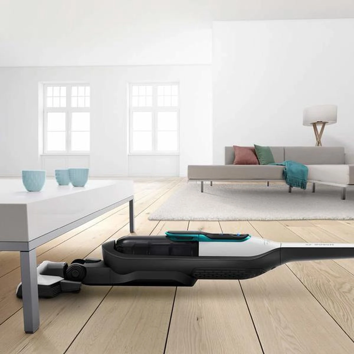 Bosch Draadloze Steelstofzuiger - Serie 6 Athlet ProHygienic - Zakloze Stofzuiger 2 Bosch Draadloze Steelstofzuiger - Serie 6 Athlet ProHygienic - Zakloze Stofzuiger - Image 2