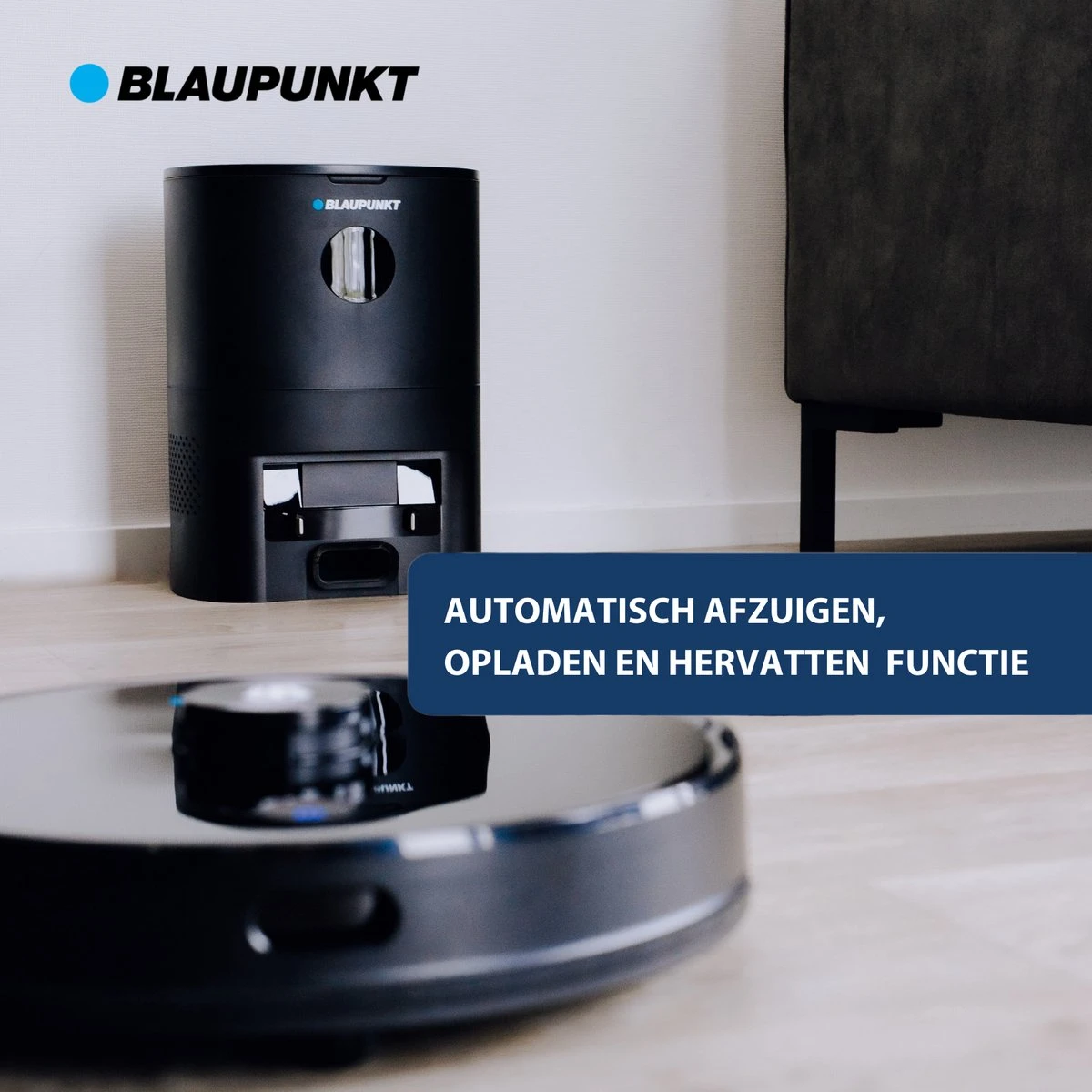 Blaupunkt Bluebot Comfort Plus - Robotstofzuiger Met Dweilfunctie - Leegt Automatisch - Laser Navigatie 6 Blaupunkt Bluebot Comfort Plus - Robotstofzuiger Met Dweilfunctie - Leegt Automatisch - Laser Navigatie - Image 6