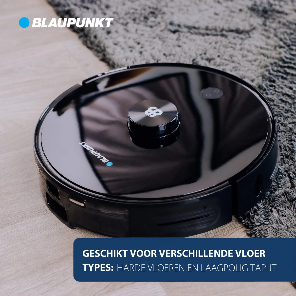 Blaupunkt Bluebot Comfort Plus - Robotstofzuiger Met Dweilfunctie - Leegt Automatisch - Laser Navigatie 7 Blaupunkt Bluebot Comfort Plus - Robotstofzuiger Met Dweilfunctie - Leegt Automatisch - Laser Navigatie - Image 7