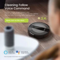 Merkloos E20 Robot Stofzuiger - Zwart/ Automatisch Opladen/ Alexa, Google Ondersteund/ 3 Standen/ Zelfsturend (Smart) -Aanbiedingen Frothwerk Winkel 1200x1200 1437