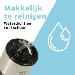 Blend & Co Mini Blender To Go - Draadloze En Draagbaar - Krachtige Smoothie Maker - 450 ML - Ice Crush Functie -Aanbiedingen Frothwerk Winkel 1200x1200 153