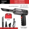 Merkloos 16000Pa Stofzuiger - Stofzuiger Zonder Zak - Draagbare Draadloze Stofzuiger - Auto Vacuüm Blower - Met Reserve Filter Voor Auto Accessoires