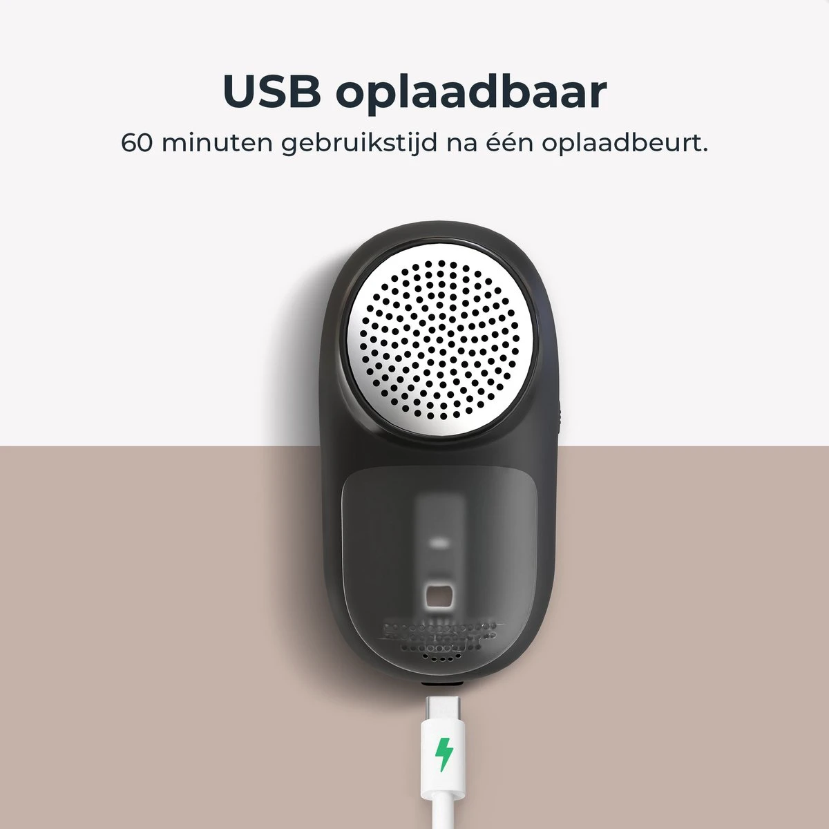 Attic Lux 2-in-1 Pluizenverwijderaar – Kledingborstel – Ontpluizer – Ontpiller – Draadloos – Elektrisch – Kleding/Meubels/Beddengoed - Zwart 3 Attic Lux 2-in-1 Pluizenverwijderaar – Kledingborstel – Ontpluizer – Ontpiller – Draadloos – Elektrisch – Kleding/Meubels/Beddengoed - Zwart - Afbeelding 3