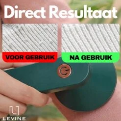 V2 Levine Pluizenverwijderaar - Pluizentondeuse - Ontpluizer - Premium Lint Remover - Elektrisch - Oplaadbaar - Inclusief Oplader -Aanbiedingen Frothwerk Winkel 1200x1200 2064