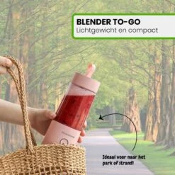 Merkloos Draagbare Mini Blender - Blender To Go - Blender Smoothie - USB Oplaadbaar - Draadloos - Compact - Mini Smoothie Maker - Oplaadbare Blender - Smoothies - Fruit - Mixer - Blender - Roze - 350ml 11 Merkloos Draagbare Mini Blender - Blender To Go - Blender Smoothie - USB Oplaadbaar - Draadloos - Compact - Mini Smoothie Maker - Oplaadbare Blender - Smoothies - Fruit - Mixer - Blender - Roze - 350ml -Aanbiedingen Frothwerk Winkel 1200x1200 216