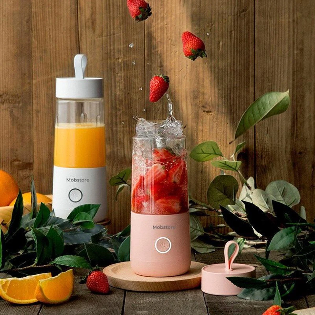 Merkloos Draagbare Mini Blender - Blender To Go - Blender Smoothie - USB Oplaadbaar - Draadloos - Compact - Mini Smoothie Maker - Oplaadbare Blender - Smoothies - Fruit - Mixer - Blender - Roze - 350ml 5 Merkloos Draagbare Mini Blender - Blender To Go - Blender Smoothie - USB Oplaadbaar - Draadloos - Compact - Mini Smoothie Maker - Oplaadbare Blender - Smoothies - Fruit - Mixer - Blender - Roze - 350ml - Image 5