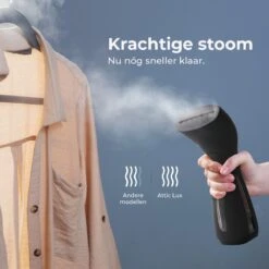 Attic Lux Krachtige Kledingstomer - Handstomer - Professioneel - Compact- Warmt Snel Op - Inclusief Opzetborstel - Zwart -Aanbiedingen Frothwerk Winkel 1200x1200 2358