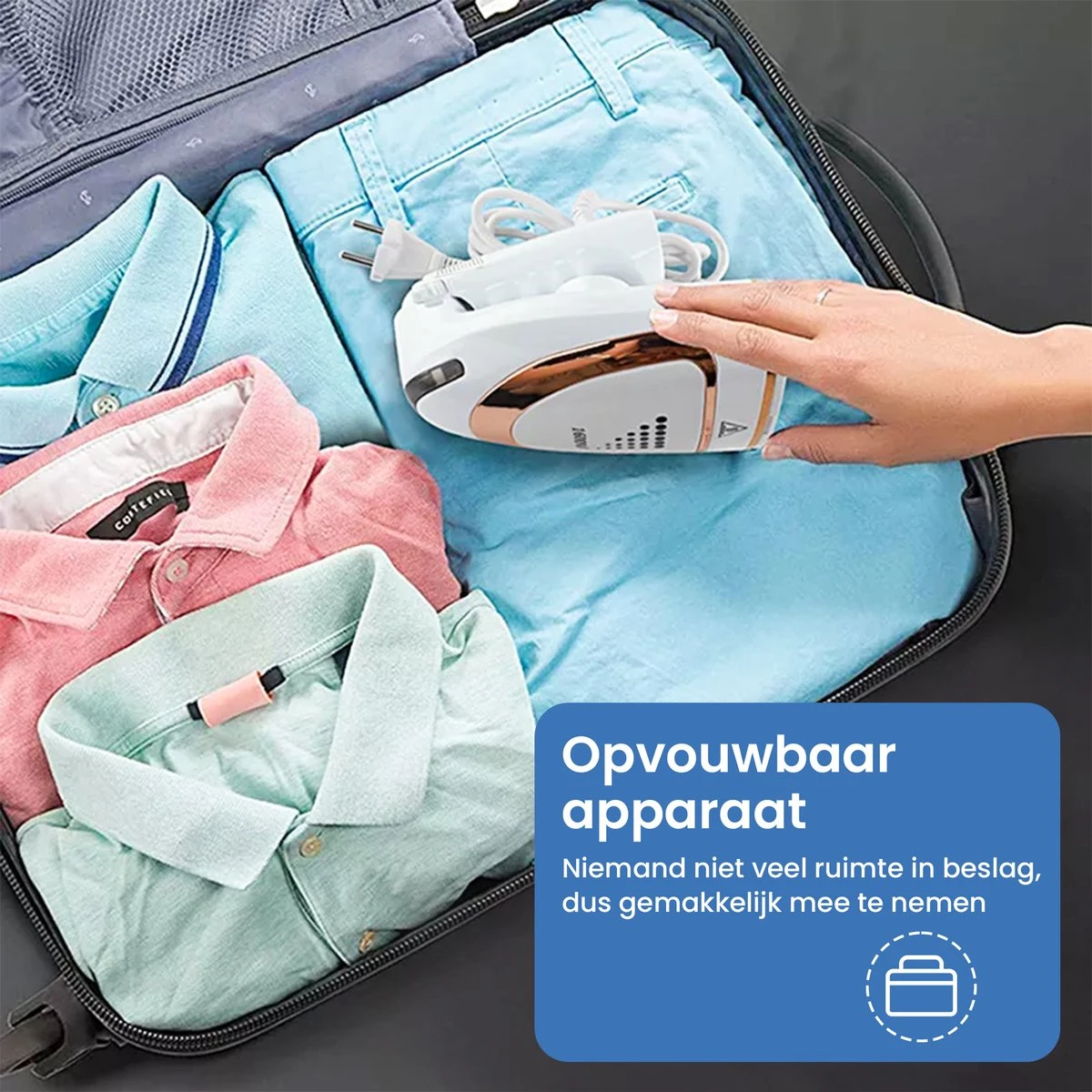 TibaGoods Luxe Kledingstomer - Handstomer - Ontkreuker - Stoomreiniger - Warmt Snel Op - Inclusief 2 Opzetborstels - 1600w - 250ml 11 TibaGoods Luxe Kledingstomer - Handstomer - Ontkreuker - Stoomreiniger - Warmt Snel Op - Inclusief 2 Opzetborstels - 1600w - 250ml - Afbeelding 11