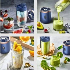 MagicBlender To Go - Draagbare Blender - Blauw - Oplaadbaar - Smoothiemaker To Go - Behoud Jouw Gezonde Voornemens - Maak Gemakkelijk En Snel Jouw Smoothies Voor Onderweg! - Met Extra Beker En Deksel 9 MagicBlender To Go - Draagbare Blender - Blauw - Oplaadbaar - Smoothiemaker To Go - Behoud Jouw Gezonde Voornemens - Maak Gemakkelijk En Snel Jouw Smoothies Voor Onderweg! - Met Extra Beker En Deksel -Aanbiedingen Frothwerk Winkel 1200x1200 37
