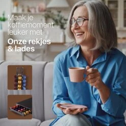 Capsulehouder - Capsulehouders Nespresso - 40 Cups - Koffiecups Houder - Zwart -Aanbiedingen Frothwerk Winkel 1200x1200 65