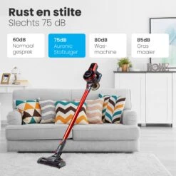 Auronic Steelstofzuiger - Draadloos - 4-in-1 - Op Batterij - 160W - Rood/Grijs 17 Auronic Steelstofzuiger - Draadloos - 4-in-1 - Op Batterij - 160W - Rood/Grijs -Aanbiedingen Frothwerk Winkel 1200x1200 993