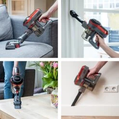 Auronic Steelstofzuiger - Draadloos - 4-in-1 - Op Batterij - 160W - Rood/Grijs 18 Auronic Steelstofzuiger - Draadloos - 4-in-1 - Op Batterij - 160W - Rood/Grijs -Aanbiedingen Frothwerk Winkel 1200x1200 994