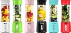 Blend !T Draagbare Mini Blender To Go - Portable Smoothie Maker - Draadloos - USB-oplaadbaar - 500 ML - Zwart -Aanbiedingen Frothwerk Winkel 1200x559