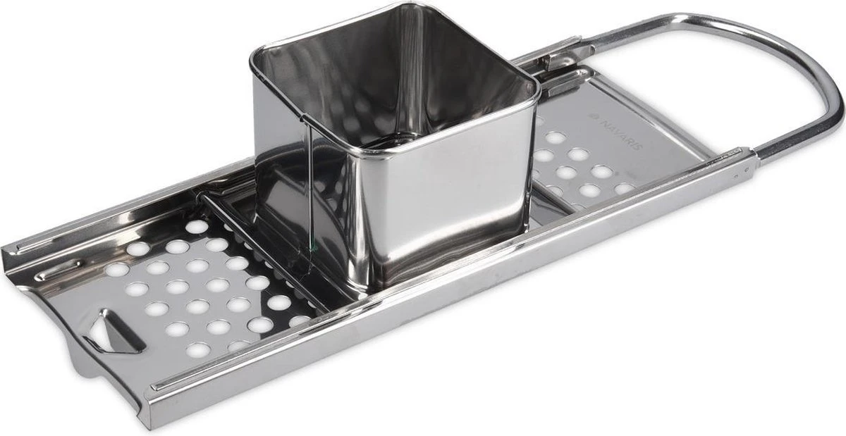 Navaris Spätzlerasp - Spätzle Maker Van Roestvrij Staal - Rasp Om Spaetzle Mee Te Maken - Met Comfortabele Handgreep - Vaatwasserbestendig 4 Navaris Spätzlerasp - Spätzle Maker Van Roestvrij Staal - Rasp Om Spaetzle Mee Te Maken - Met Comfortabele Handgreep - Vaatwasserbestendig - Image 4