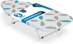 Laundryspecialist Tafelstrijkplank 70 X 32 Cm Voor Het Strijken Op Je Tafel Of Aanrecht - Volledig Inklapbaar En Compact - Mini Strijkplank