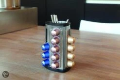 Brabantia Capsulehouder - Met Uitneembaar Bakje - Matt Steel - Geschikt Voor Nespresso Cups -Aanbiedingen Frothwerk Winkel 1200x800 19