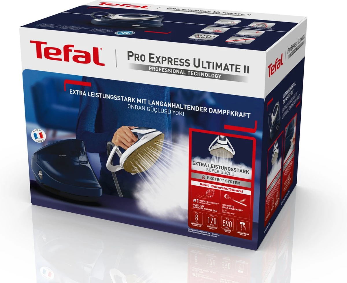 Tefal Pro Express Ultimate II - GV9720 - Stoomgenerator 14 Tefal Pro Express Ultimate II - GV9720 - Stoomgenerator - Afbeelding 14