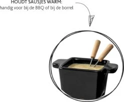Boska Tapas Fondueset Nero - Fondueset - Voor 175 Gram Kaas - 300 Ml -Aanbiedingen Frothwerk Winkel 1200x993 1