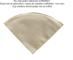 Hikr® Herbruikbare Koffiefilter - Incl. Gratis Katoenen Koffiefilter! - Filter Zonder Papier - Herbruikbaar - Opvouwbaar - Camping & Outdoor - Nr 4 Koffiefilterhouder -Aanbiedingen Frothwerk Winkel 1200x994