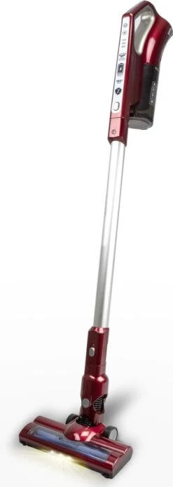 TurboTronic VS180 Draadloze Steelstofzuiger Met Handstofzuiger - Rood -Aanbiedingen Frothwerk Winkel 427x1200