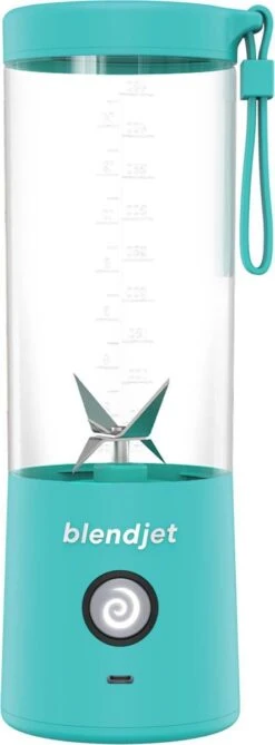 Blendjet 2 - Portable Blender - Blender To Go - Draadloze Blender - Draagbare Blender - Smoothie Maker - USB-C Oplaadbaar - 475 ML - Mint -Aanbiedingen Frothwerk Winkel 443x1200