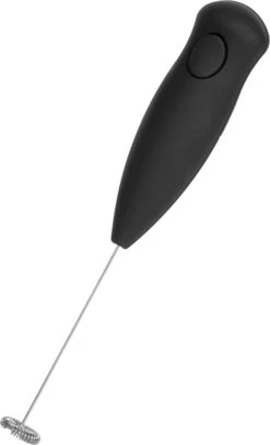 Scanpart Koffie Melkopschuimer - Handmatige Melk Opschuimer - Melkschuimer - Elektrisch - Zwart