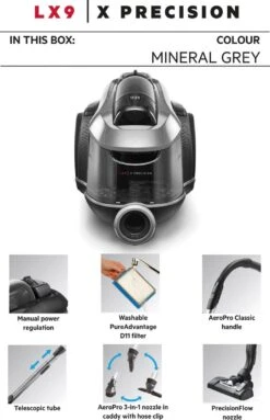 AEG LX9-3-MG - Stofzuiger Zonder Zak - Stofzuigers Zonder Stofzak - Zakloos -Aanbiedingen Frothwerk Winkel 774x1200