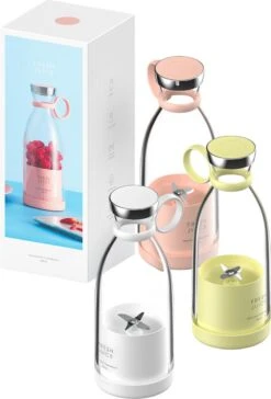 Merkloos Oplaadbare Blender - Blender To Go - Draagbare Blender - Shakebeker Met Mixer - Shaker - Shake Beker - Shakes - Mini Blender - Smootie Maker - Smoothie Mixer - Portable - Draadloos -Aanbiedingen Frothwerk Winkel 815x1200