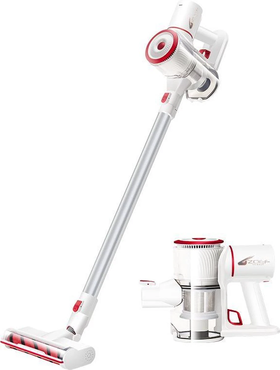 Zoef Robot James 2.0 - STS08Z - Steelstofzuiger - Steelstofzuiger Draadloos - Turbo Borstel En Kleine Turbo Borstel - LED Verlichting - Steelstofzuigers - Stofzuiger Zonder Zak Op Accu - Stofzuiger Draadloos - 1 Zoef Robot James 2.0 - STS08Z - Steelstofzuiger - Steelstofzuiger Draadloos - Turbo Borstel En Kleine Turbo Borstel - LED Verlichting - Steelstofzuigers - Stofzuiger Zonder Zak Op Accu - Stofzuiger Draadloos -