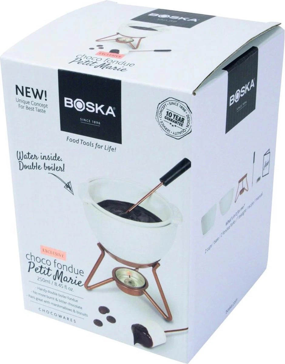 Boska Choco Fondue Petit Marie - Au Bain-marie Fondueset - 250 Ml 7 Boska Choco Fondue Petit Marie - Au Bain-marie Fondueset - 250 Ml - Afbeelding 7