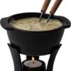 Boska Fondueset Party Mini - Gietijzeren Fonduepan - Voor Kaasfondue & Saus - Zwart - 300 Ml